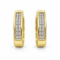 Pre Owned 14ct Diamond Earrings ZC47